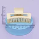 Korean style Matt hair claw 1 Pc view 2