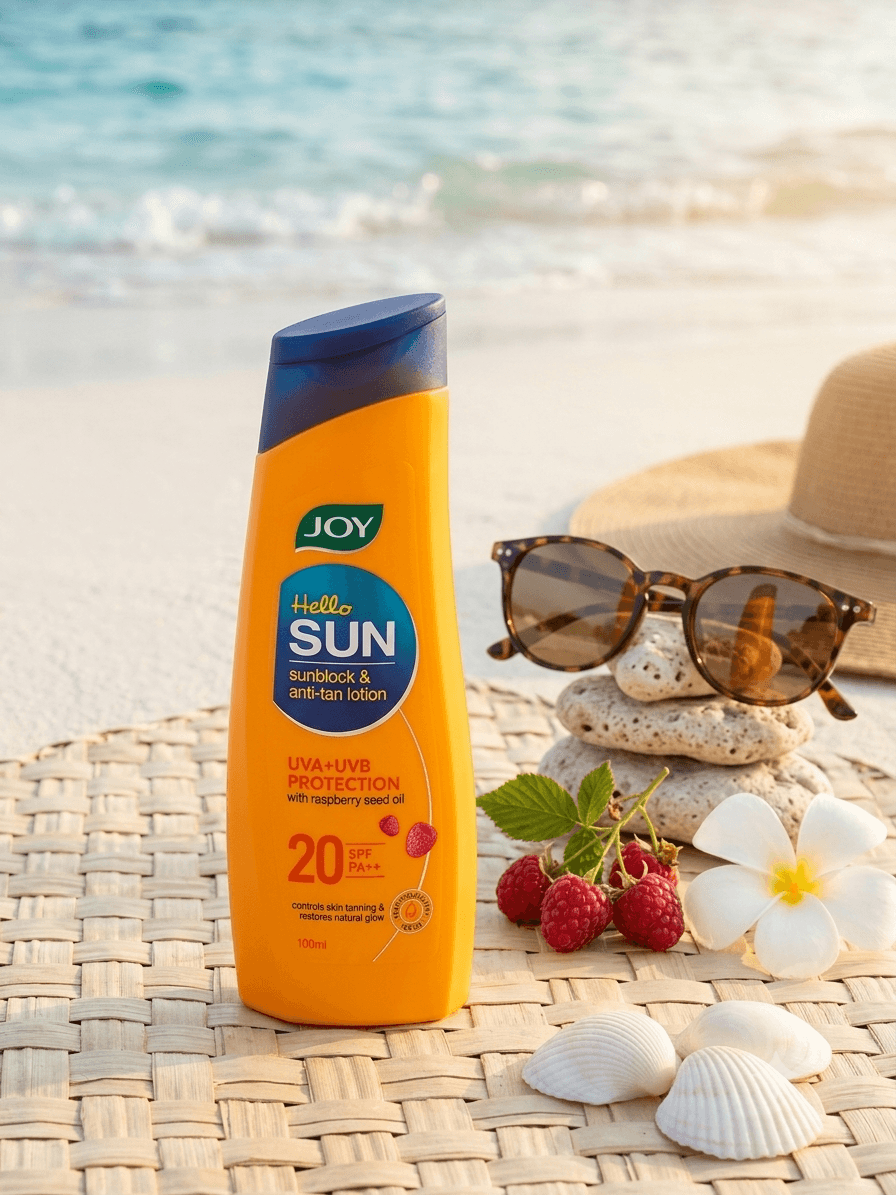 Joy  Product Hello SUN Sunblock & Anti-Tan Lotion 100ml