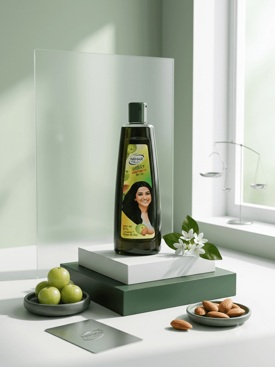 Nihar Naturals Shanti Badam Amla Hair oil 275ml
