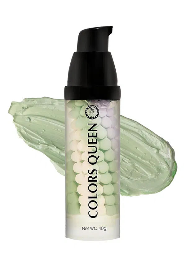 Colors Queen 3 in 1 Facial Primer | Size: 40 gm | Shades: Green By Colors Queen