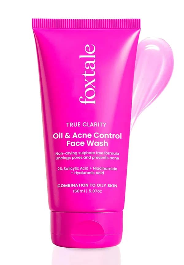 True Clarity Oil and Acne Control Face Wash | Size: 150 ml By Foxtale