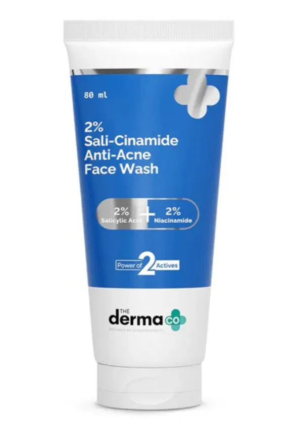 2% Sali Cinamide Anti Acne Face Wash | Size: 80 ml By The Derma Co.