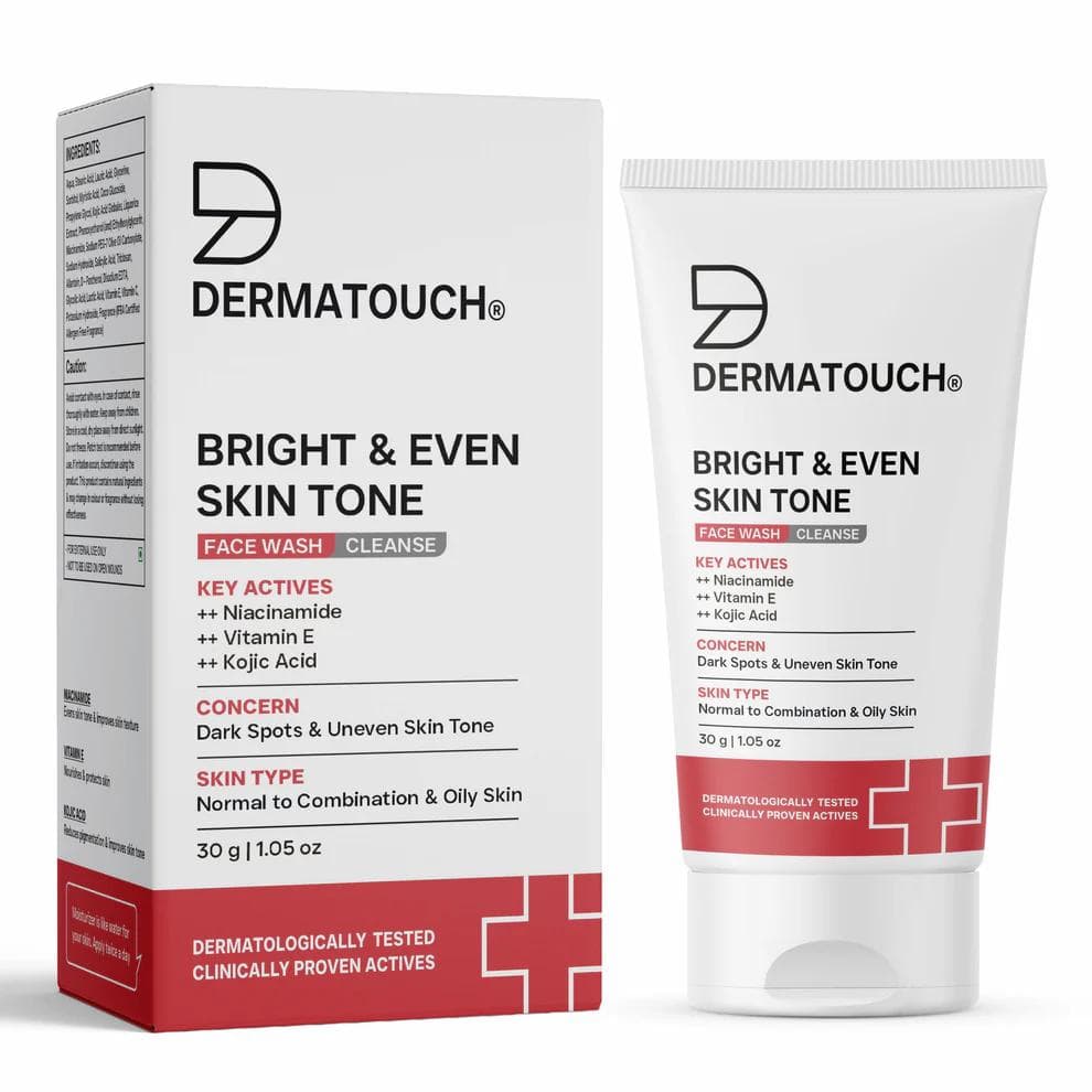 DERMATOUCH BRIGHT & EVEN SKIN TONE FACE WASH
