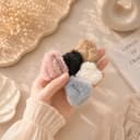 Korean mini fur Hair Claw 1pc view 2
