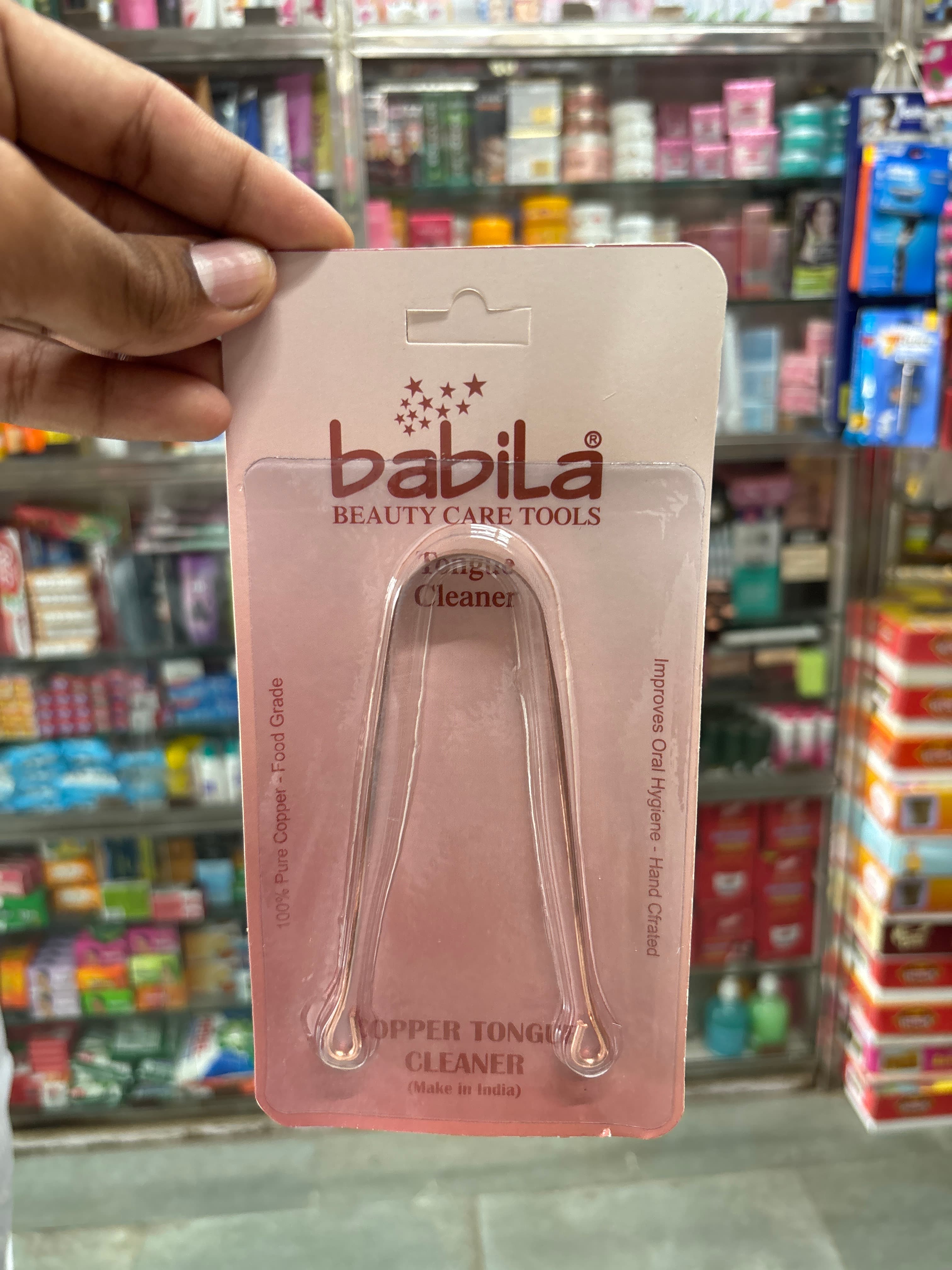 Babila Copper Tongue Cleaner 1pc